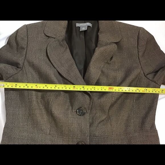 ANN TAYLOR Petite Blazer Jacket 2 Button Career - Picture 5 of 6